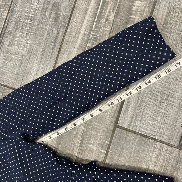 J. Crew 100% Linen Navy & White Polka Dot Regent Blazer Jacket size 8 - Picture 4 of 12